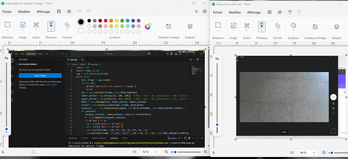 Capture d’écran code et image que donne la webcam.jpg